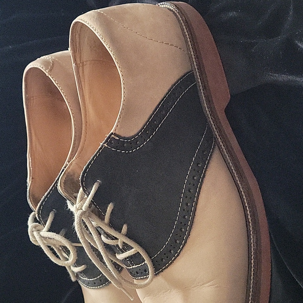 Nordstrom 1901 Two-Tone Leather Oxford Men's Shoes - Picture 8 of 9